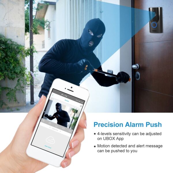 WiFi Video Doorbell Wireless Door Bell 720P HD WiFi Security Camera - Image 5