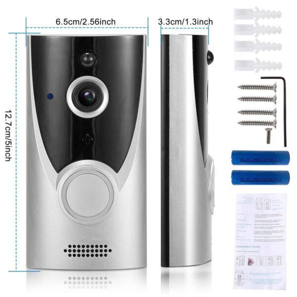 WiFi Video Doorbell Wireless Door Bell 720P HD WiFi Security Camera - Image 22