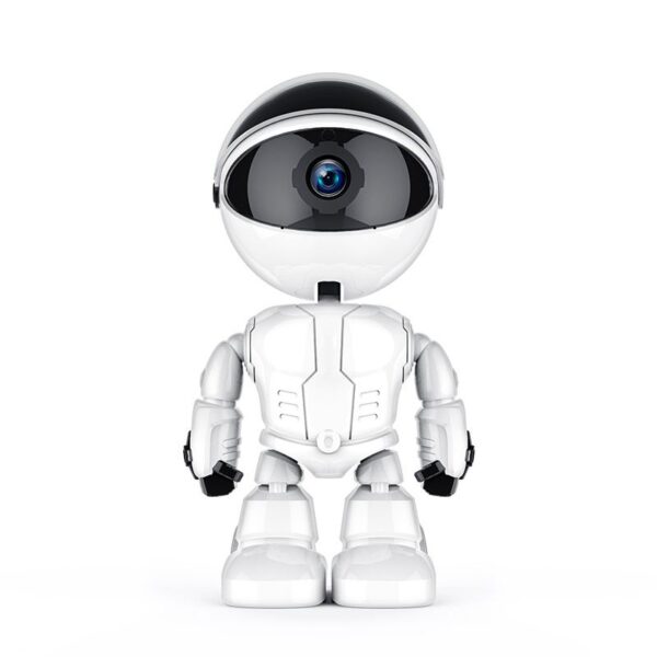 1pc Mini Robot 1080P Wifi IP Camera; Indoor Dome; Auto Body Tracking; Baby Monitor; Night Vision; Mobile Remote; View Security CCTV Camera - Image 2
