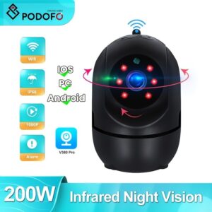 NEW HD 1080P WiFi Smart Net Night Vision Camera 350������ Wireless WiFi IP Camera Surveillance CCTV Camera Baby Monitor Home Security Camera Motion Detection Two-way Audio Camera Without TF/SD