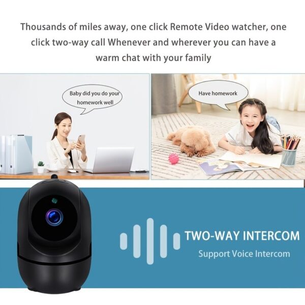 NEW HD 1080P WiFi Smart Net Night Vision Camera 350������ Wireless WiFi IP Camera Surveillance CCTV Camera Baby Monitor Home Security Camera Motion Detection Two-way Audio Camera Without TF/SD - Image 5
