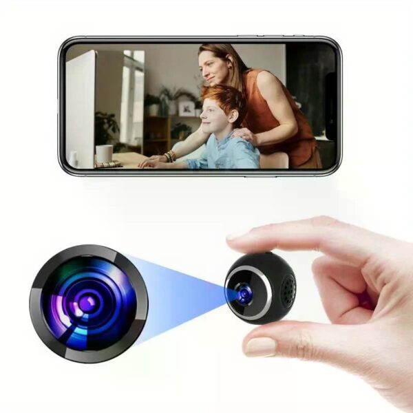 Spherical security camera, motion detection, color night vision, alarm push, 1080P wireless Wi-Fi smart home security camera - Image 2